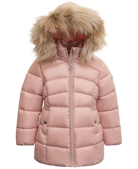 michael kors baby girls jackets|michael kors girls quilted jacket.